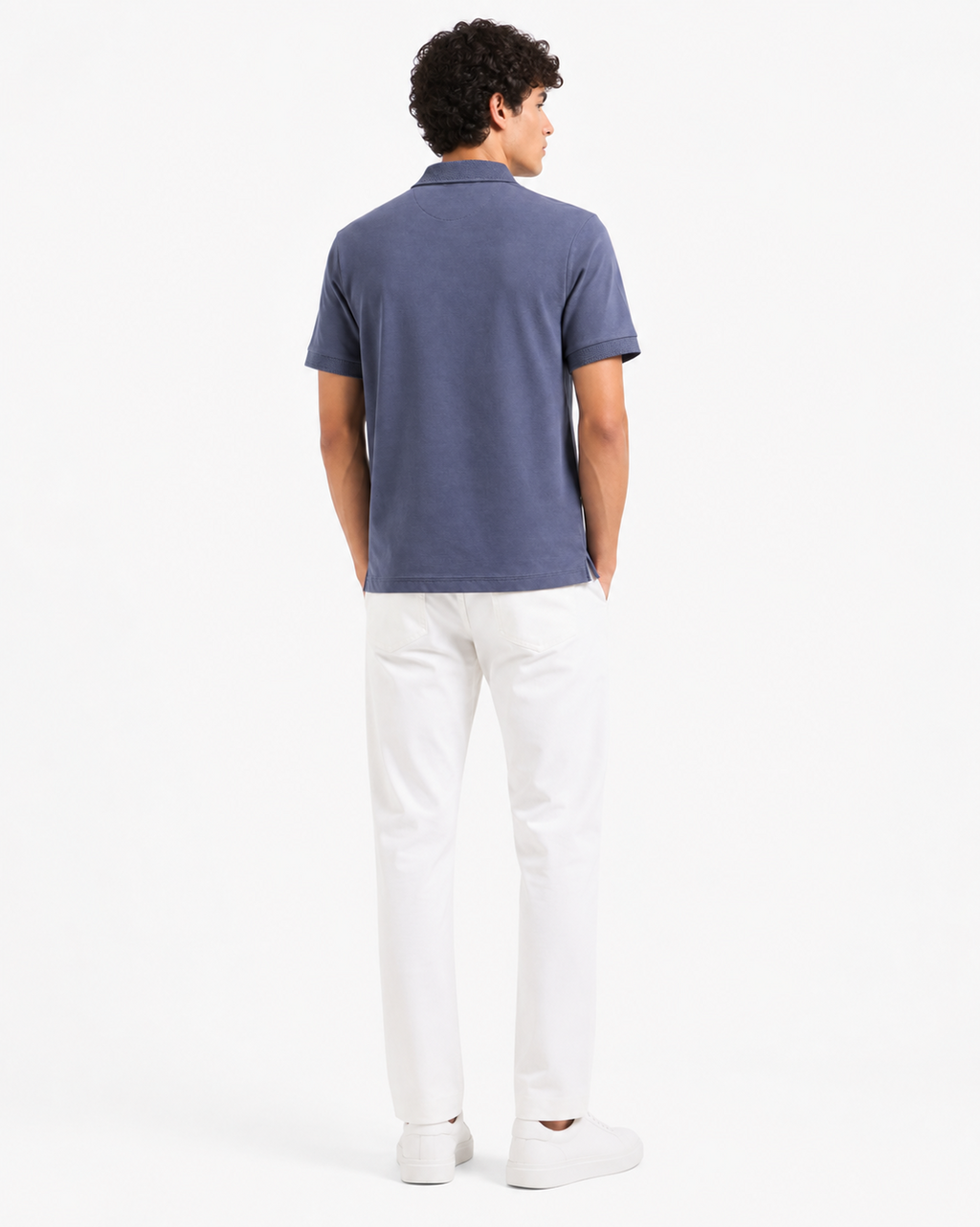 Slate Blue Classic Polo T-Shirt