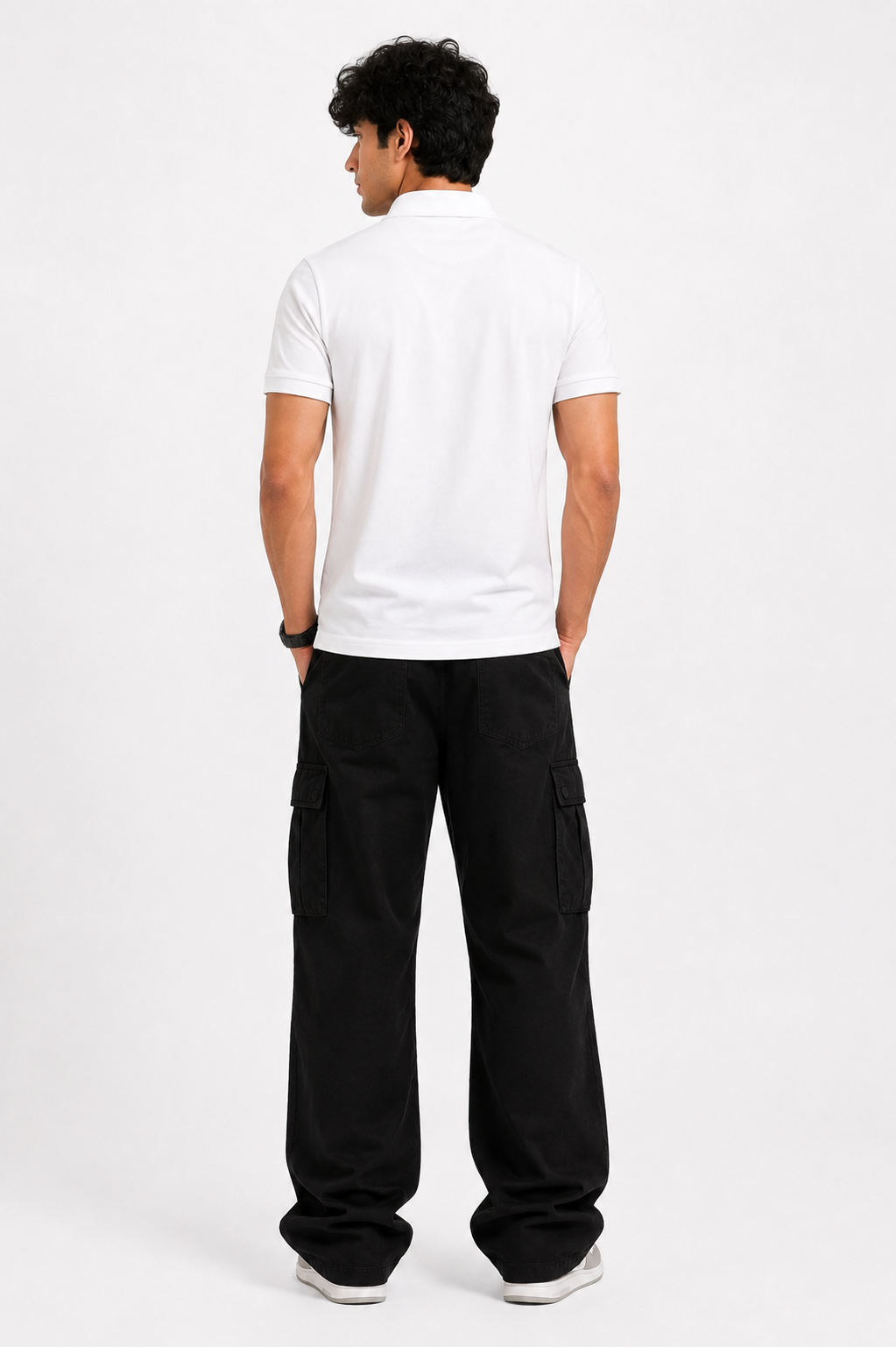 Classic White Polo Shirt – Clean Minimal Style