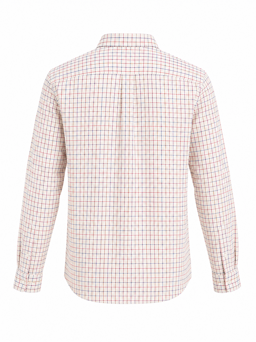 Ivory Multi-Check Cotton Shirt