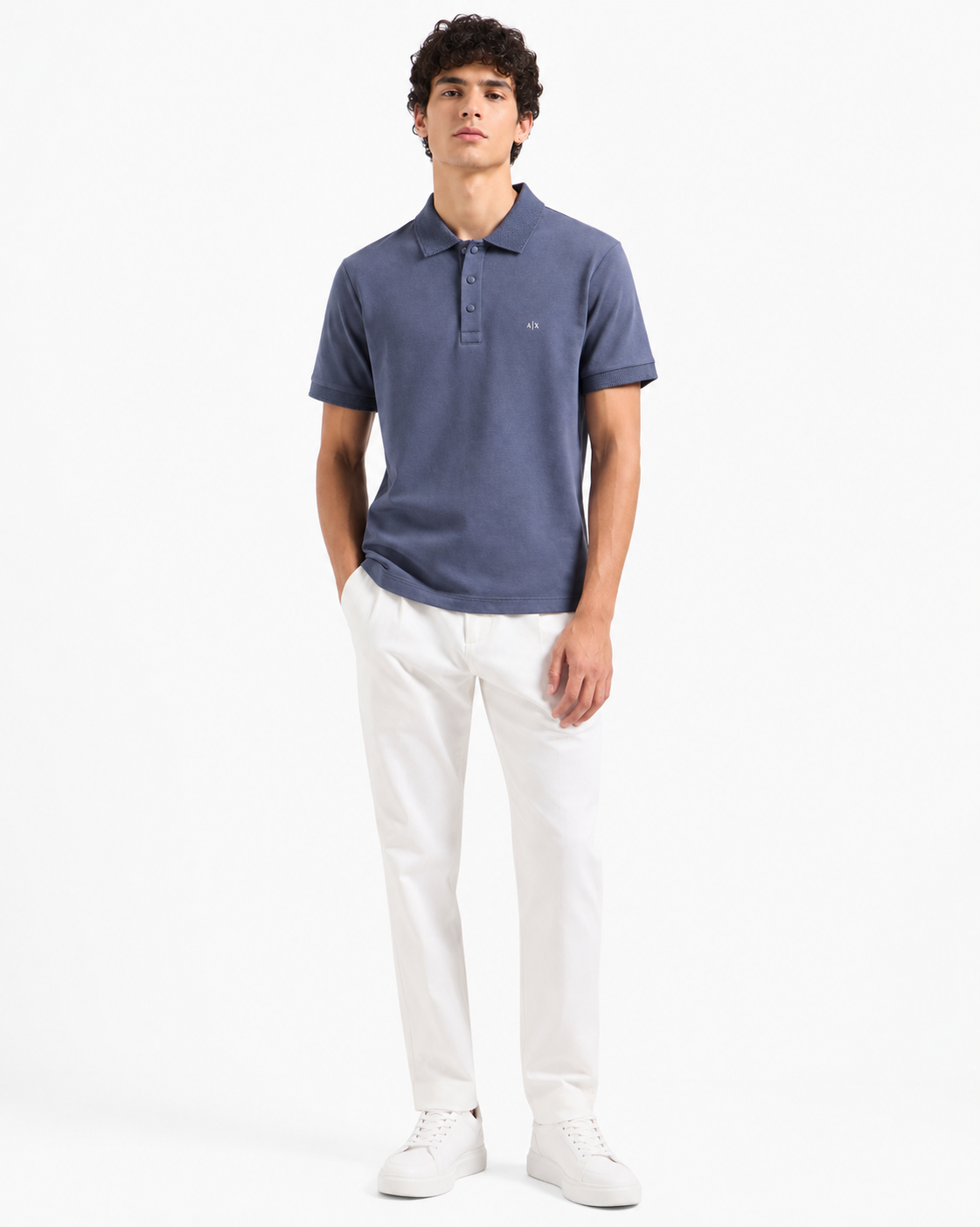 Slate Blue Classic Polo T-Shirt