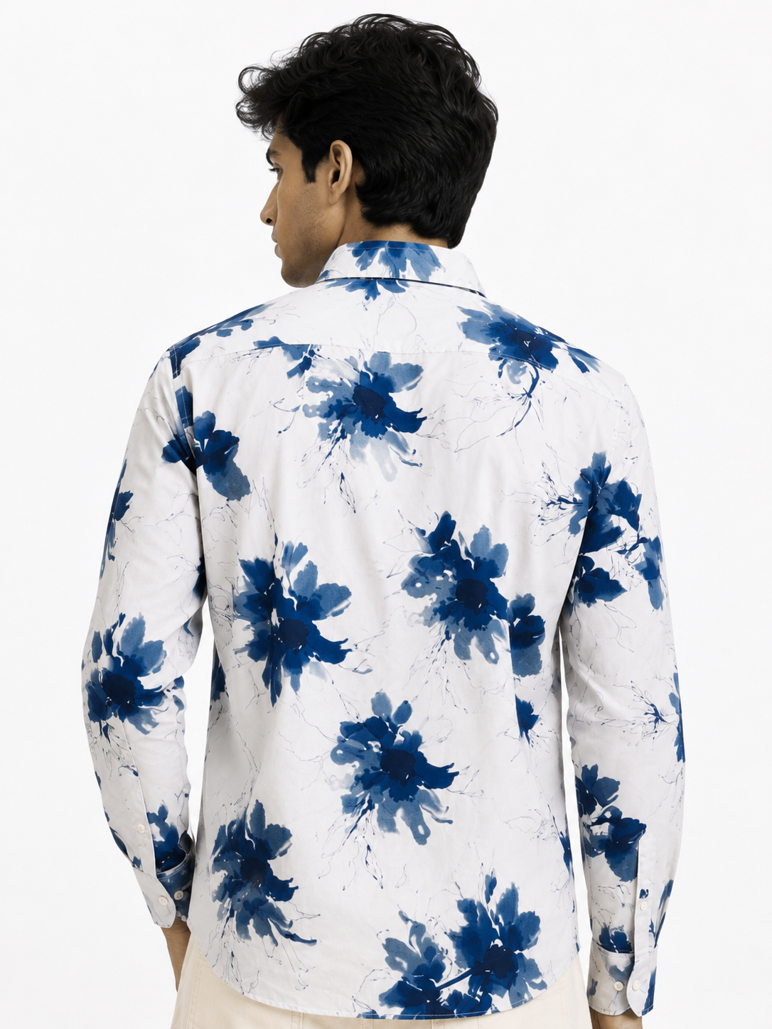 Elite Fold Azure Bloom Floral Shirt