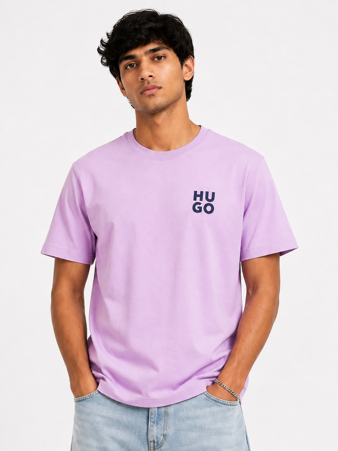 Embroidery Graved Soft Lilac Essential T-Shirt