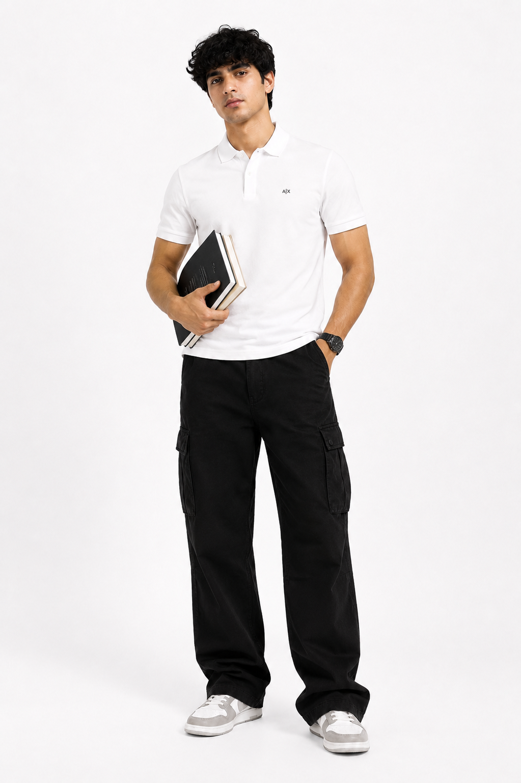 Classic White Polo Shirt – Clean Minimal Style