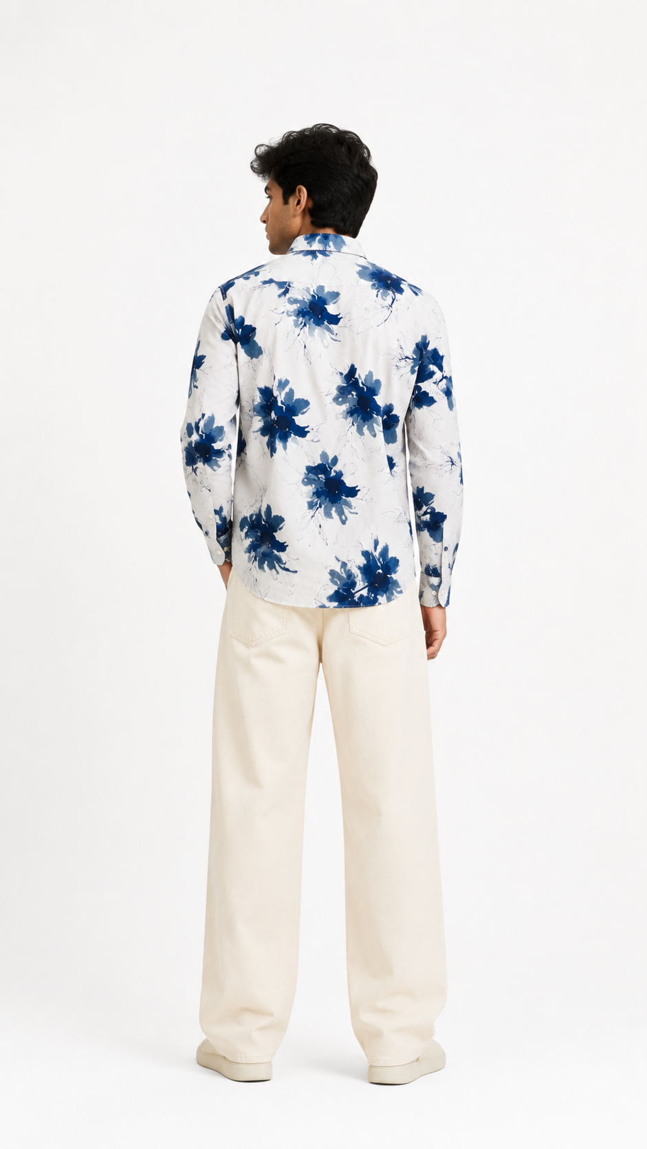 Elite Fold Azure Bloom Floral Shirt