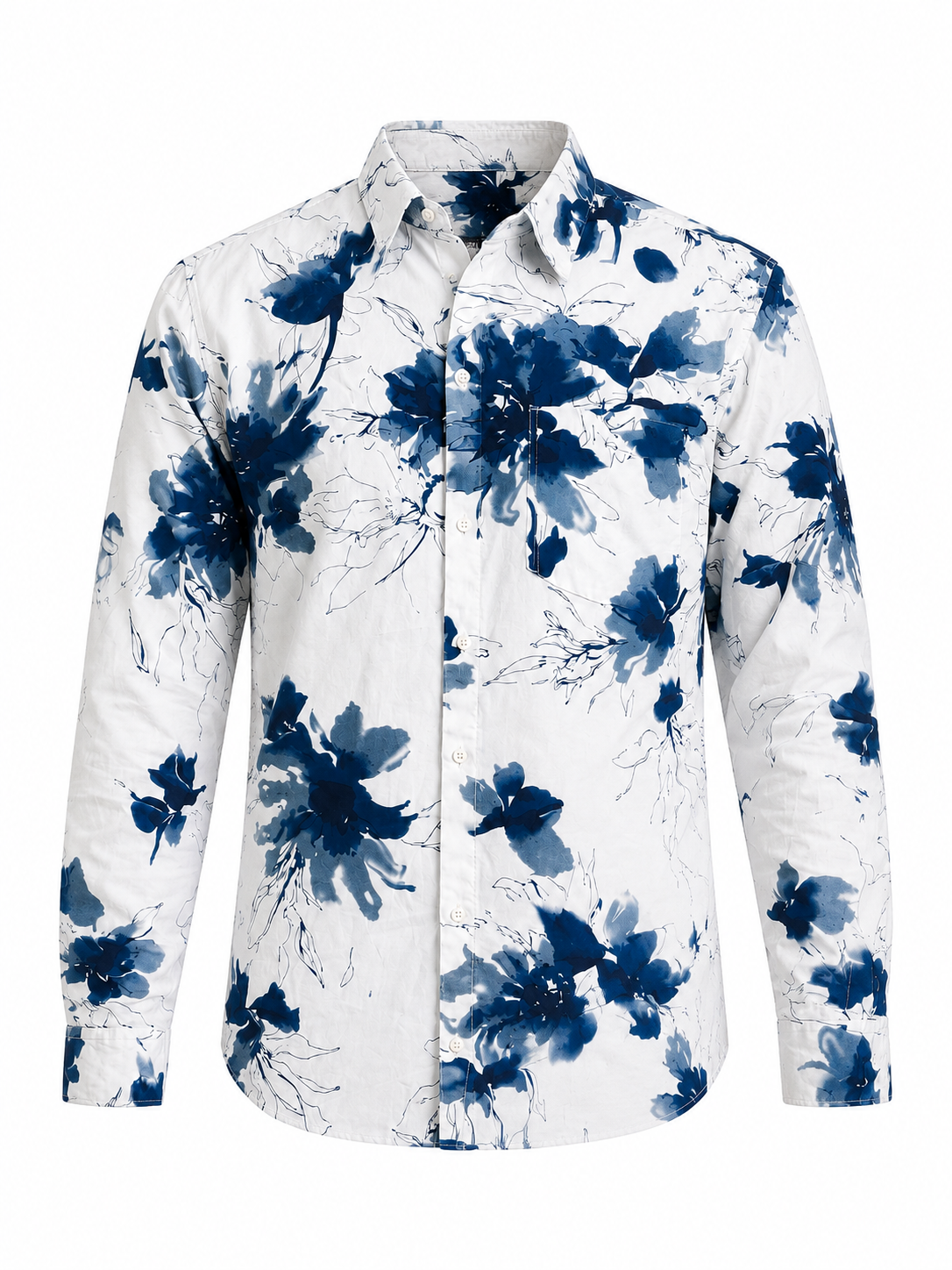 Elite Fold Azure Bloom Floral Shirt