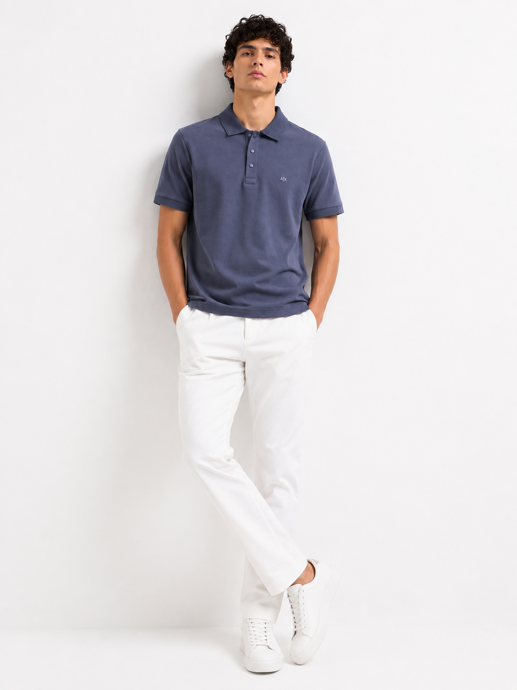 Slate Blue Classic Polo T-Shirt
