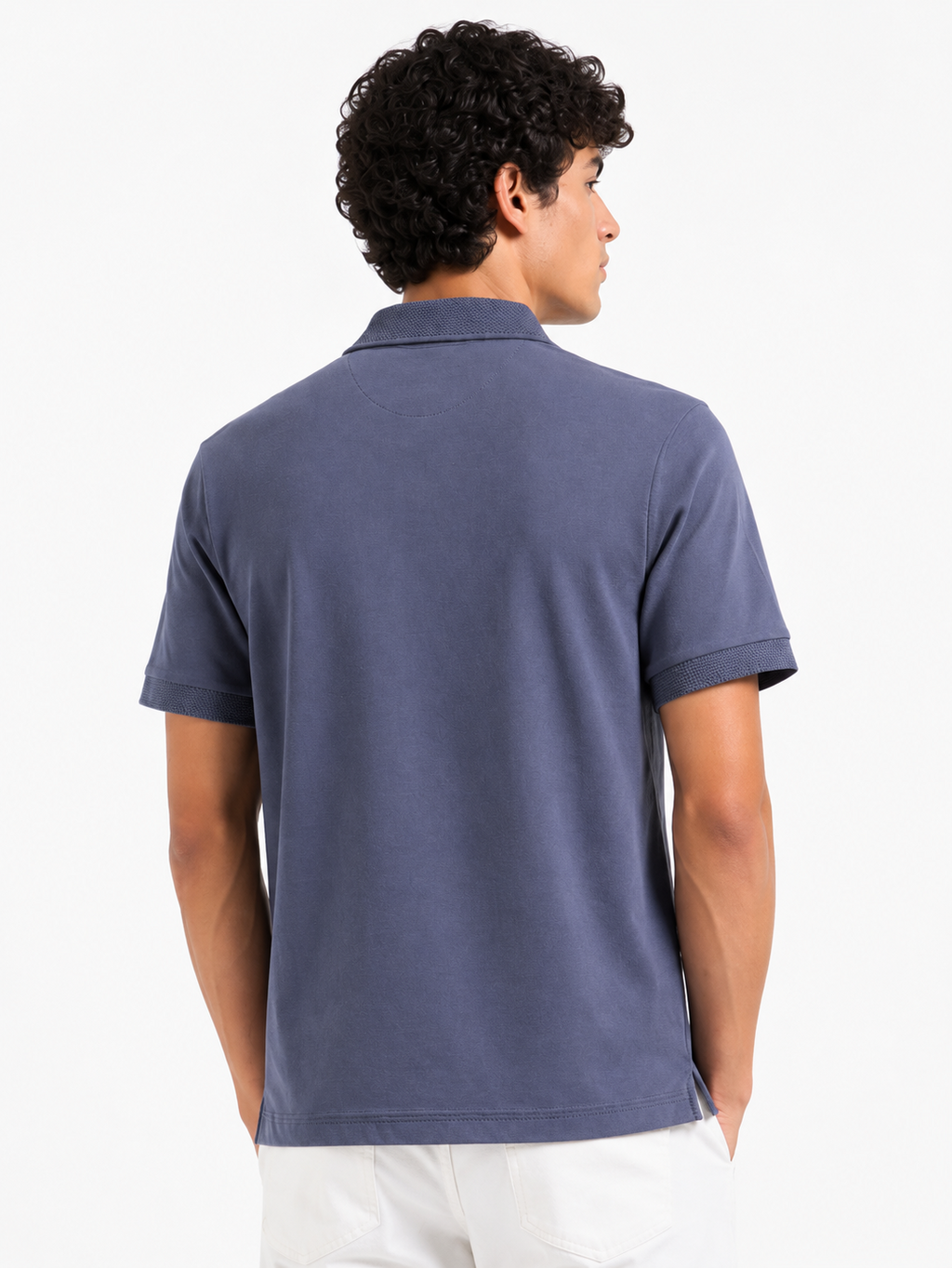 Slate Blue Classic Polo T-Shirt