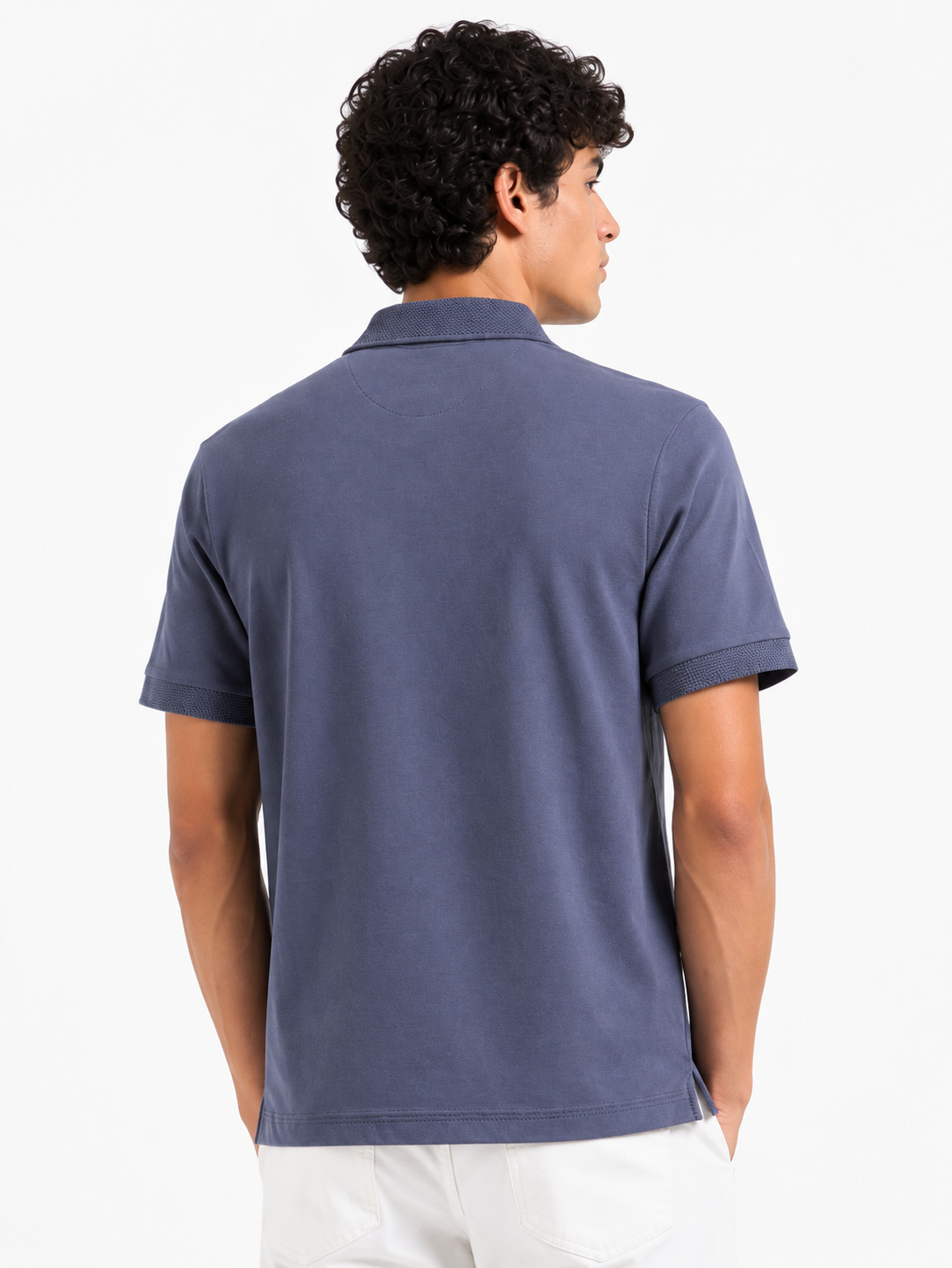 Slate Blue Classic Polo T-Shirt