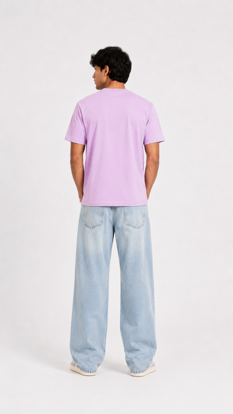 Embroidery Graved Soft Lilac Essential T-Shirt