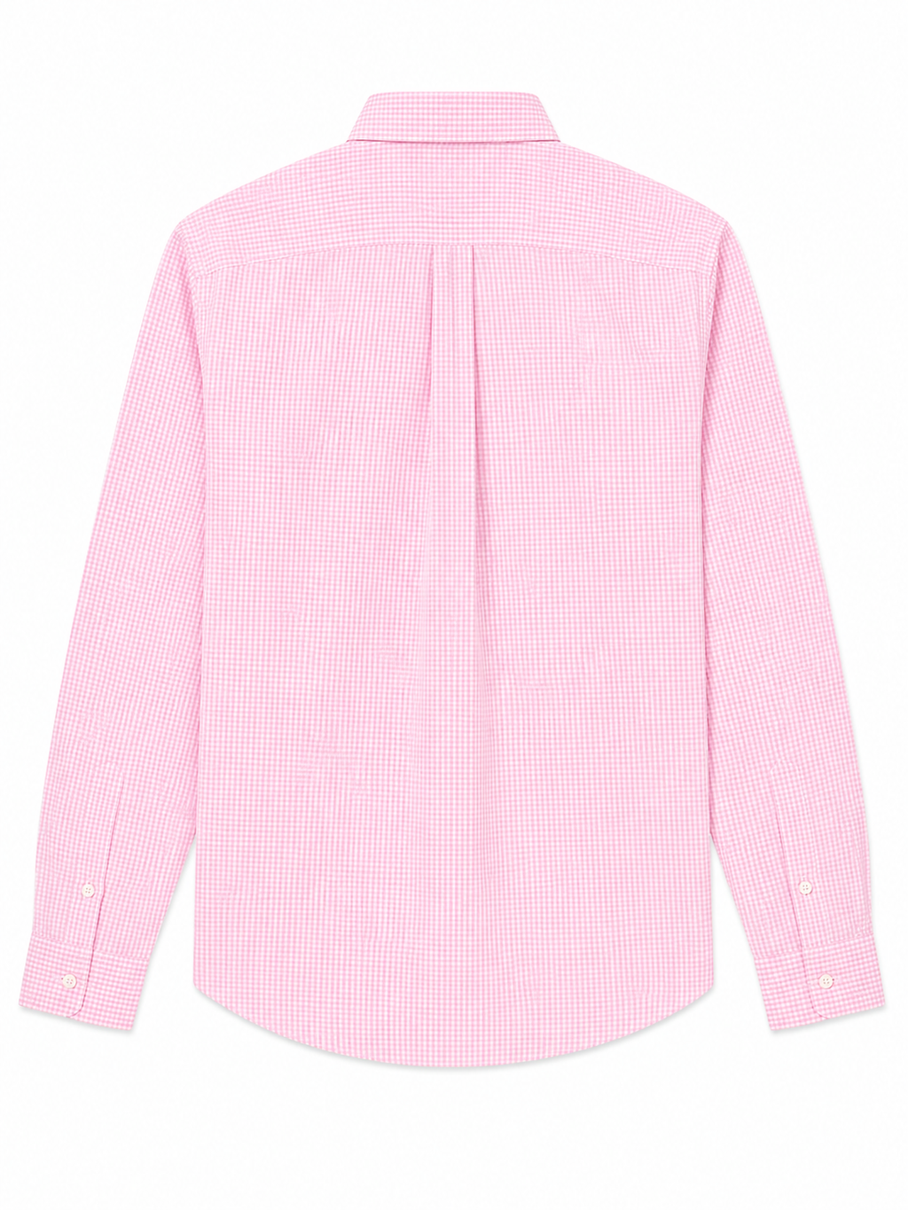 Men’s Classic Light Pink Checked Cotton Shirt