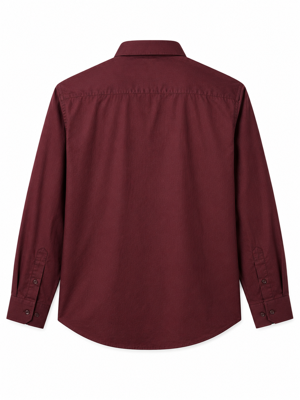 Men’s Wine Red Premium Lycra Stretch Shirt