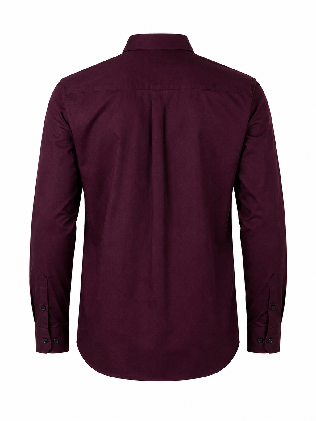 Men’s Dark Magenta Premium Solid Cotton Shirt