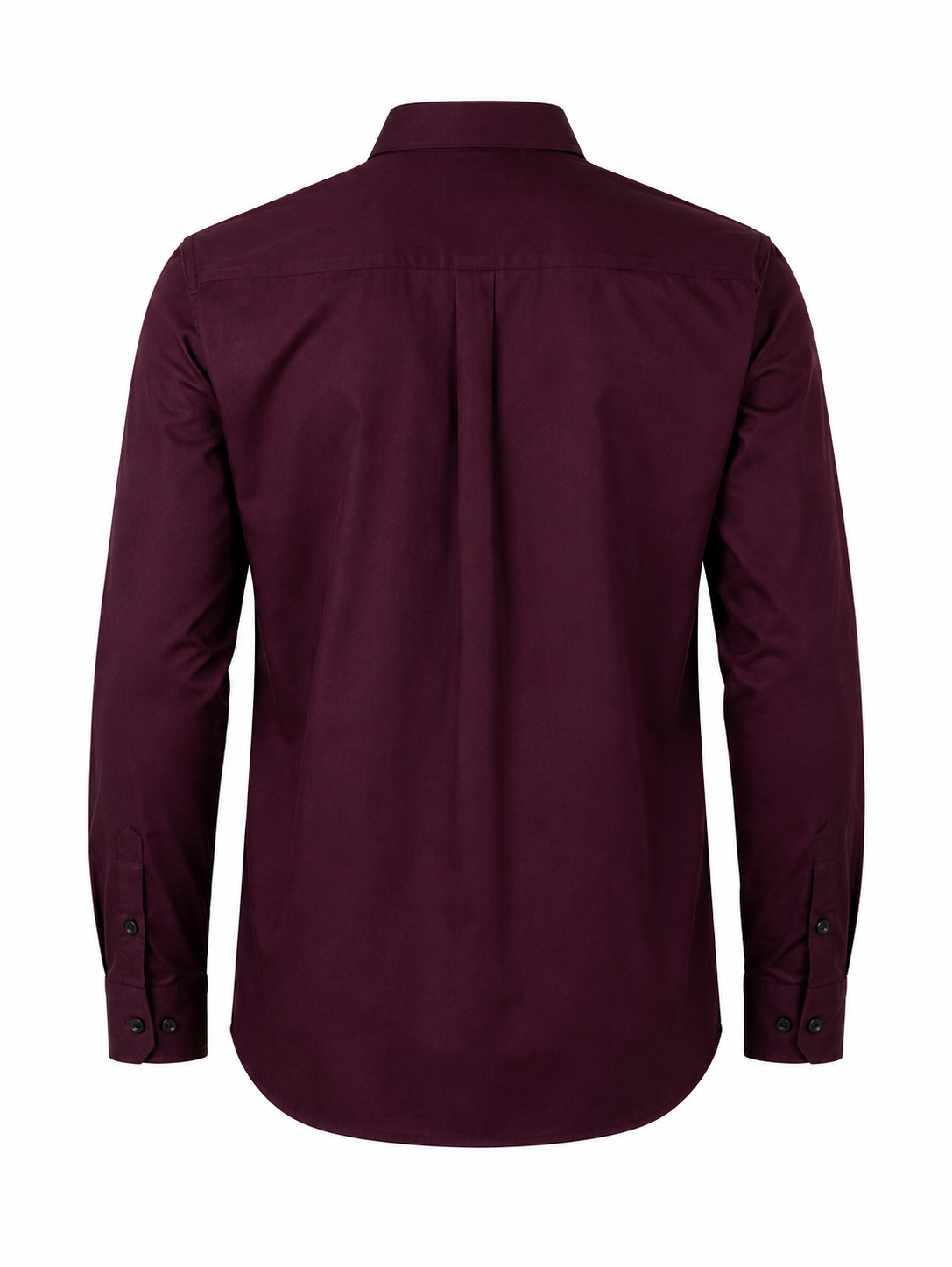 Men’s Dark Magenta Premium Solid Cotton Shirt