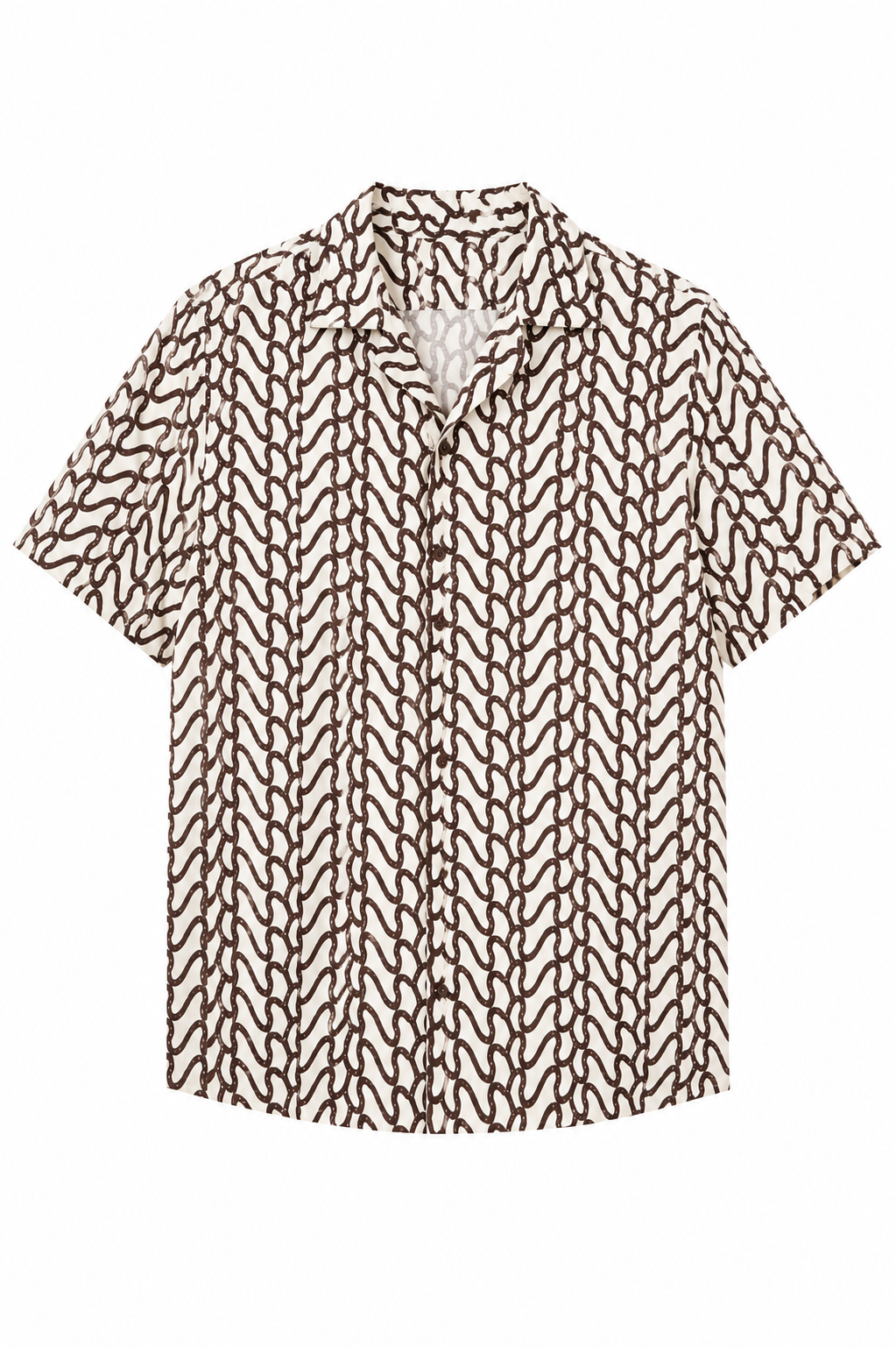 Men’s Printed Short-Sleeve Beach & Vacation Shirt