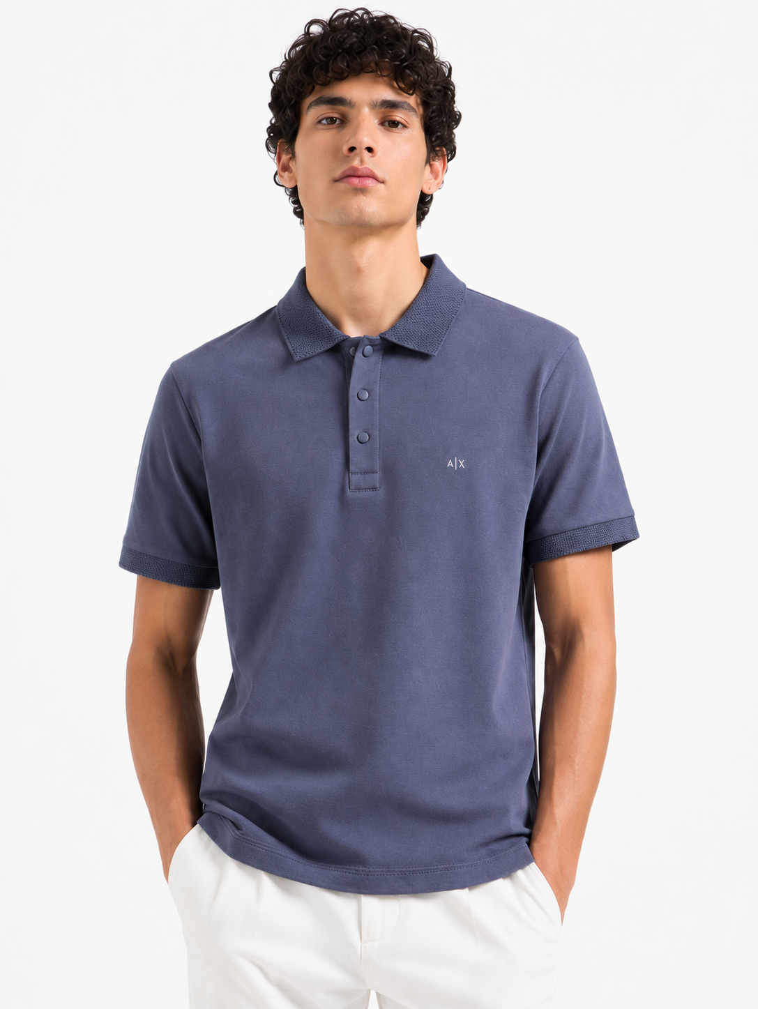 Slate Blue Classic Polo T-Shirt
