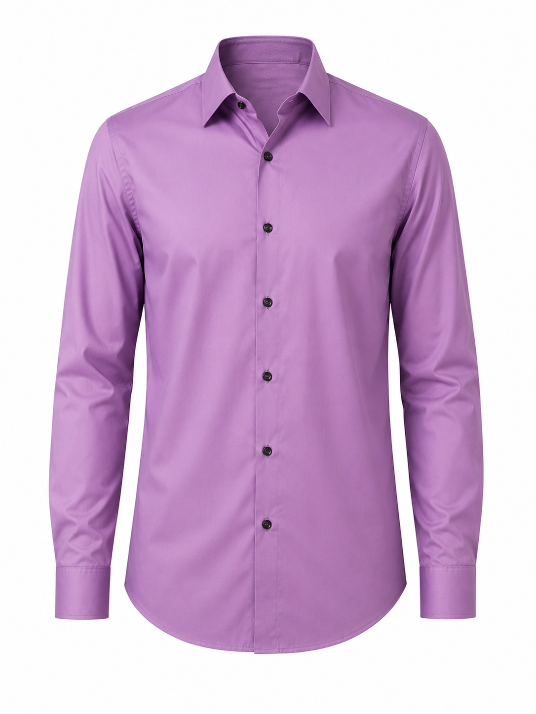 Men’s Lavender Purple Stretchable Lycra Full Sleeve Casual Shirt