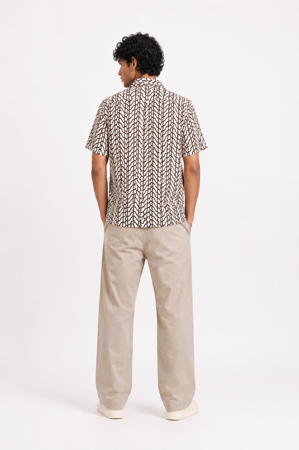 Men’s Printed Short-Sleeve Beach & Vacation Shirt