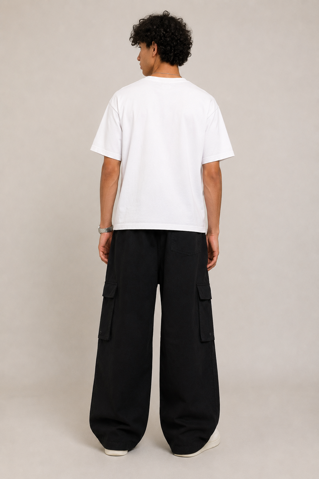 The North Face 4-Pocket Wide-Leg Cargo Pants – Jet Black