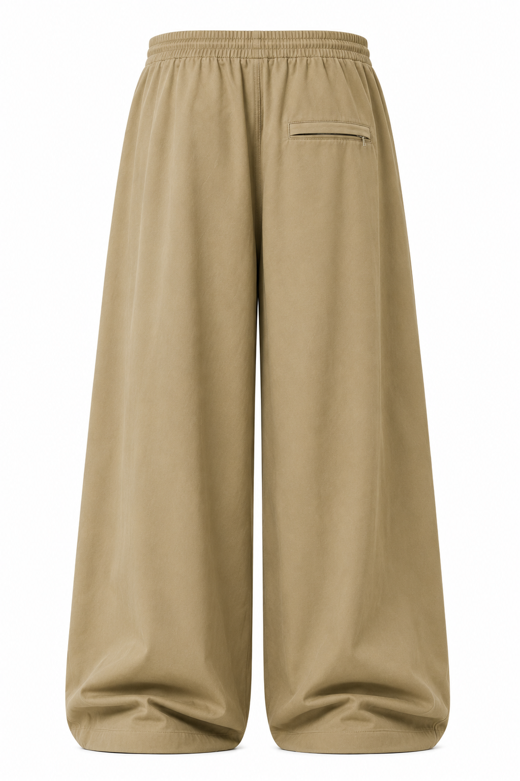 Wide-Leg Utility Lounge Pants – Beige