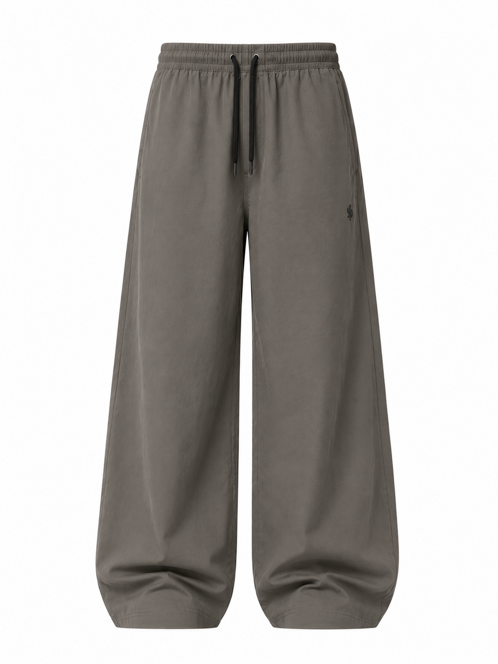 Wide-Leg Utility Lounge Pants – Washed Grey