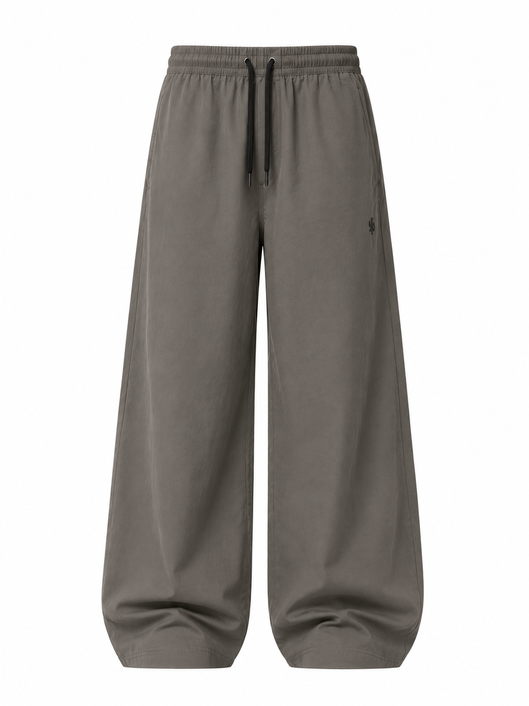Wide-Leg Utility Lounge Pants – Washed Grey