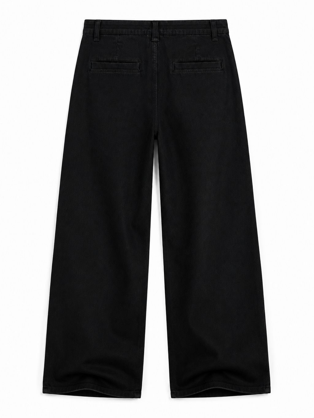 Ultra-Relaxed Wide-Leg Washed Black Jeans