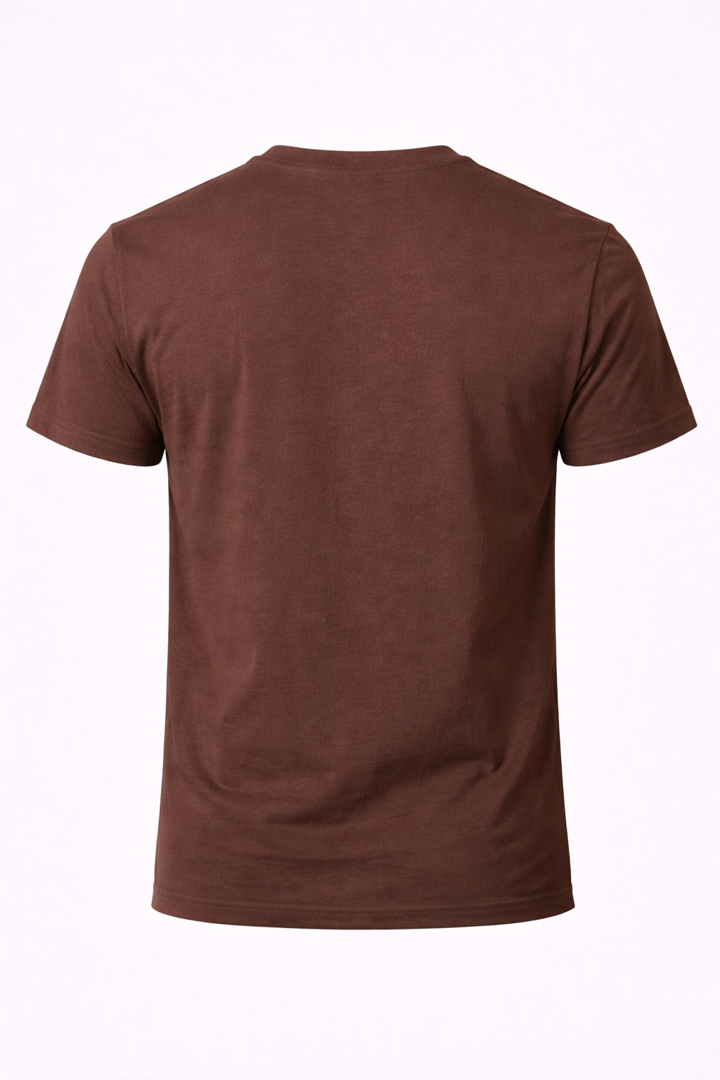 Diesel Denim Division Logo Tee in Chocolate Brown