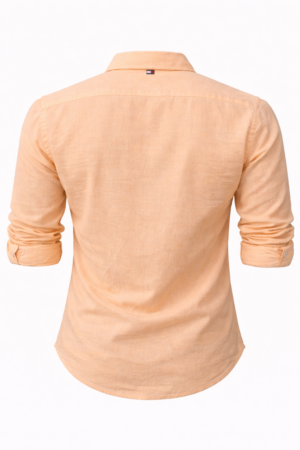 Men’s Sun-Drenched Peach Linen Shirt