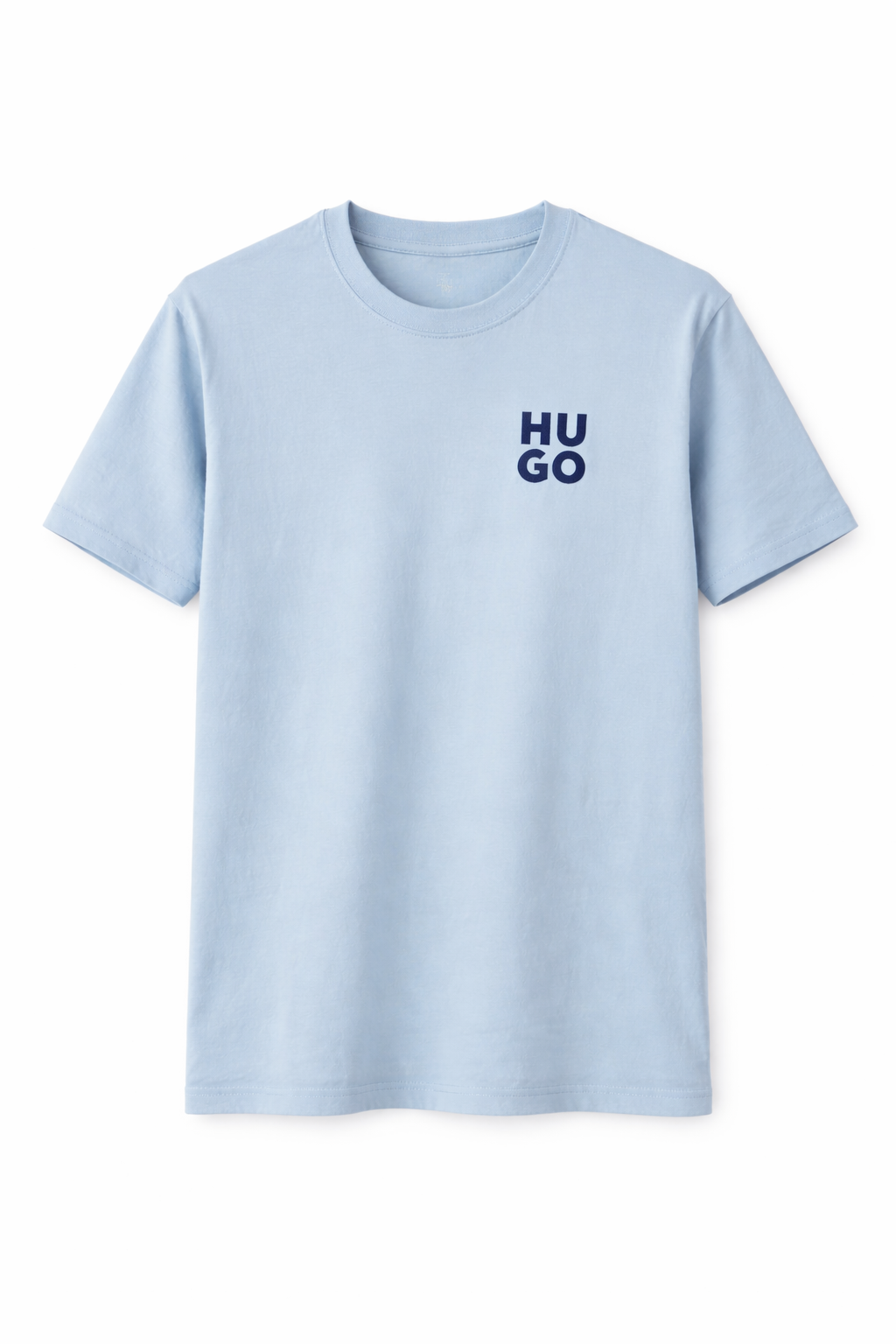 HUGO Men’s Graphic Sky Blue Premium Cotton Tee