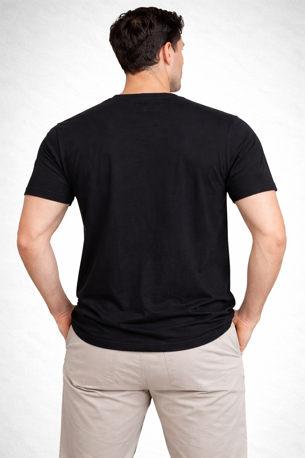Black Alaska Graphic T-Shirt with Minimal White Print