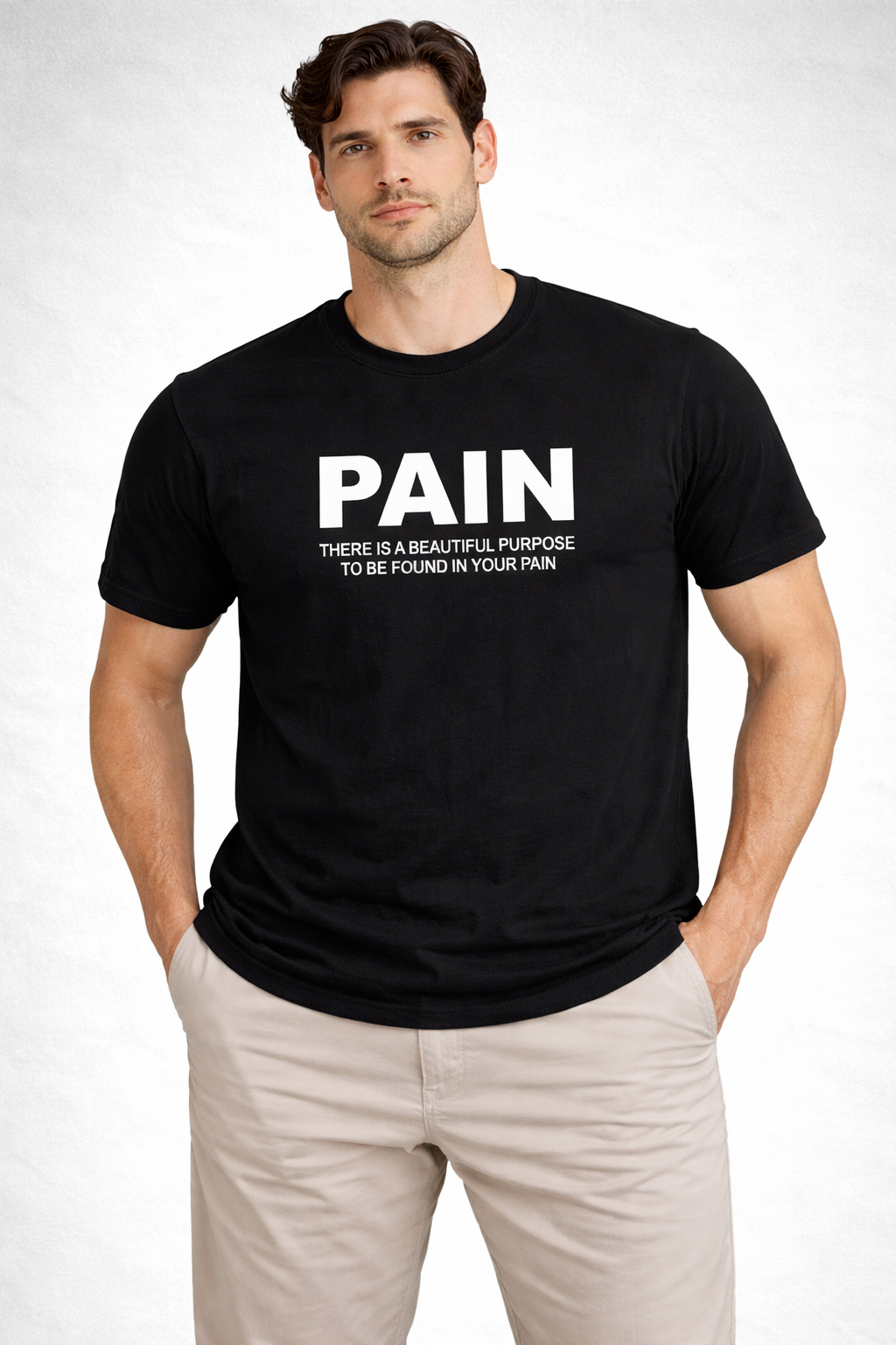 The "Metamorphosis of Pain" Heavy Graphic Tee