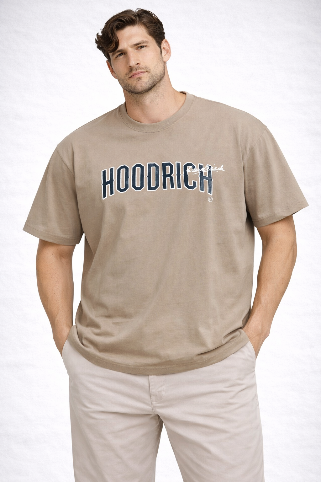 Hoodrich OG Akira Graphic T-Shirt - Sand/Navy