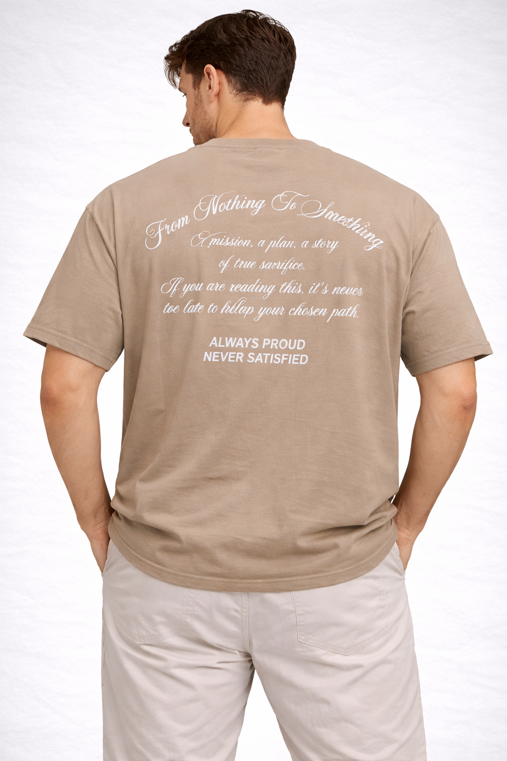 Hoodrich OG Akira Graphic T-Shirt - Sand/Navy