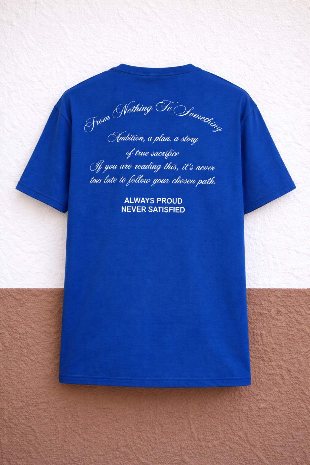 Blue Hoodrich Logo Graphic Tee