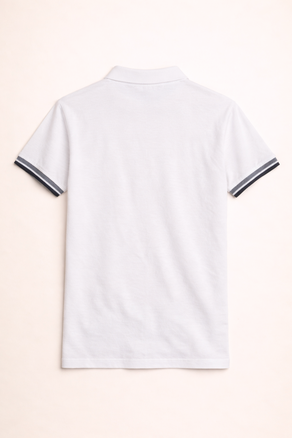 Tipped Band-Collar Henley Polo