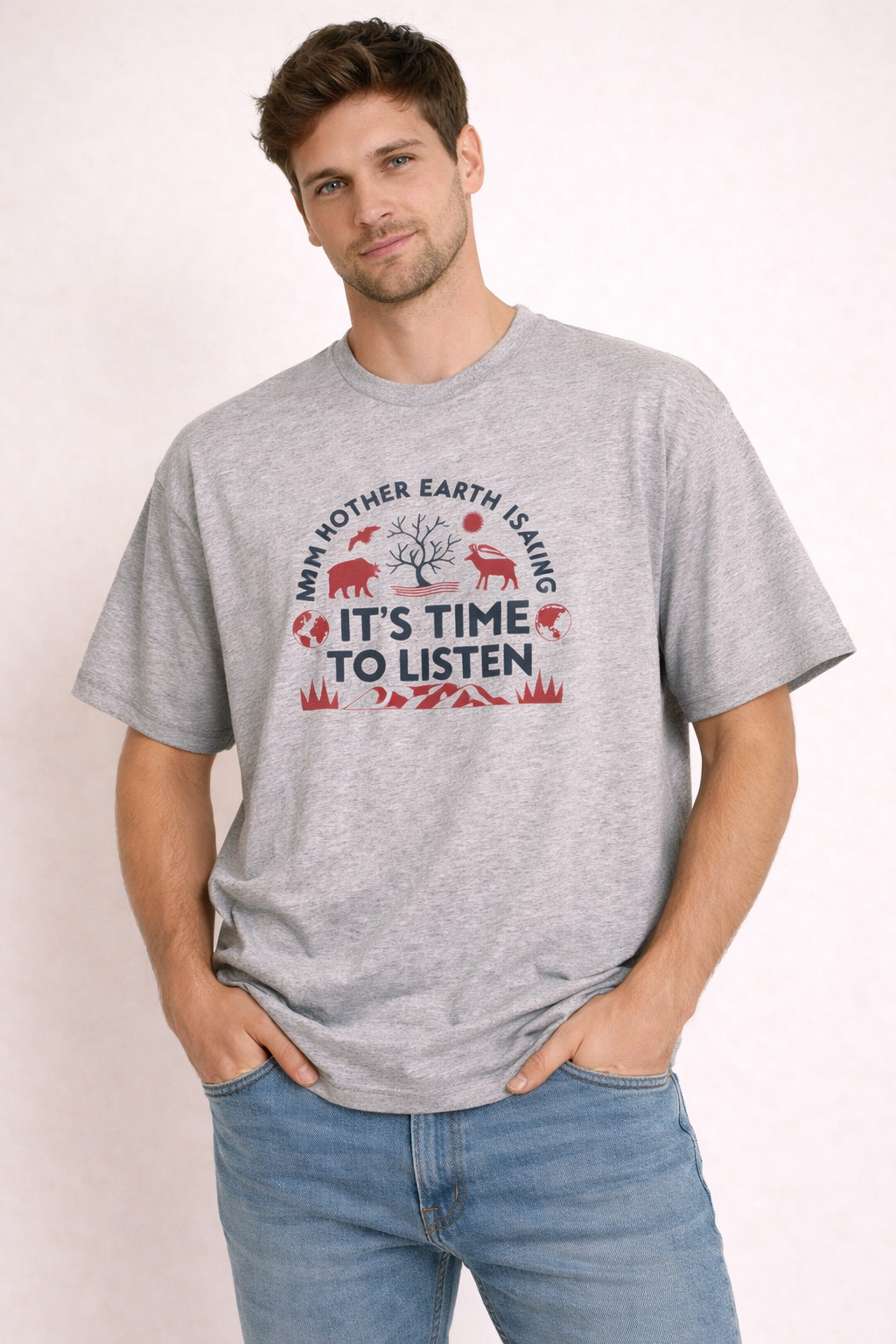 Men's "It's Time to Listen" Graphic T-Shirt
