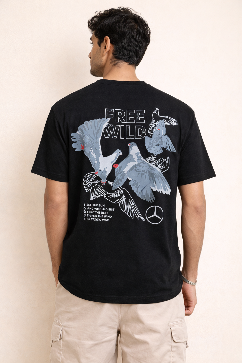 Mercedes-Benz "Free Wild" Boxy Graphic Tee