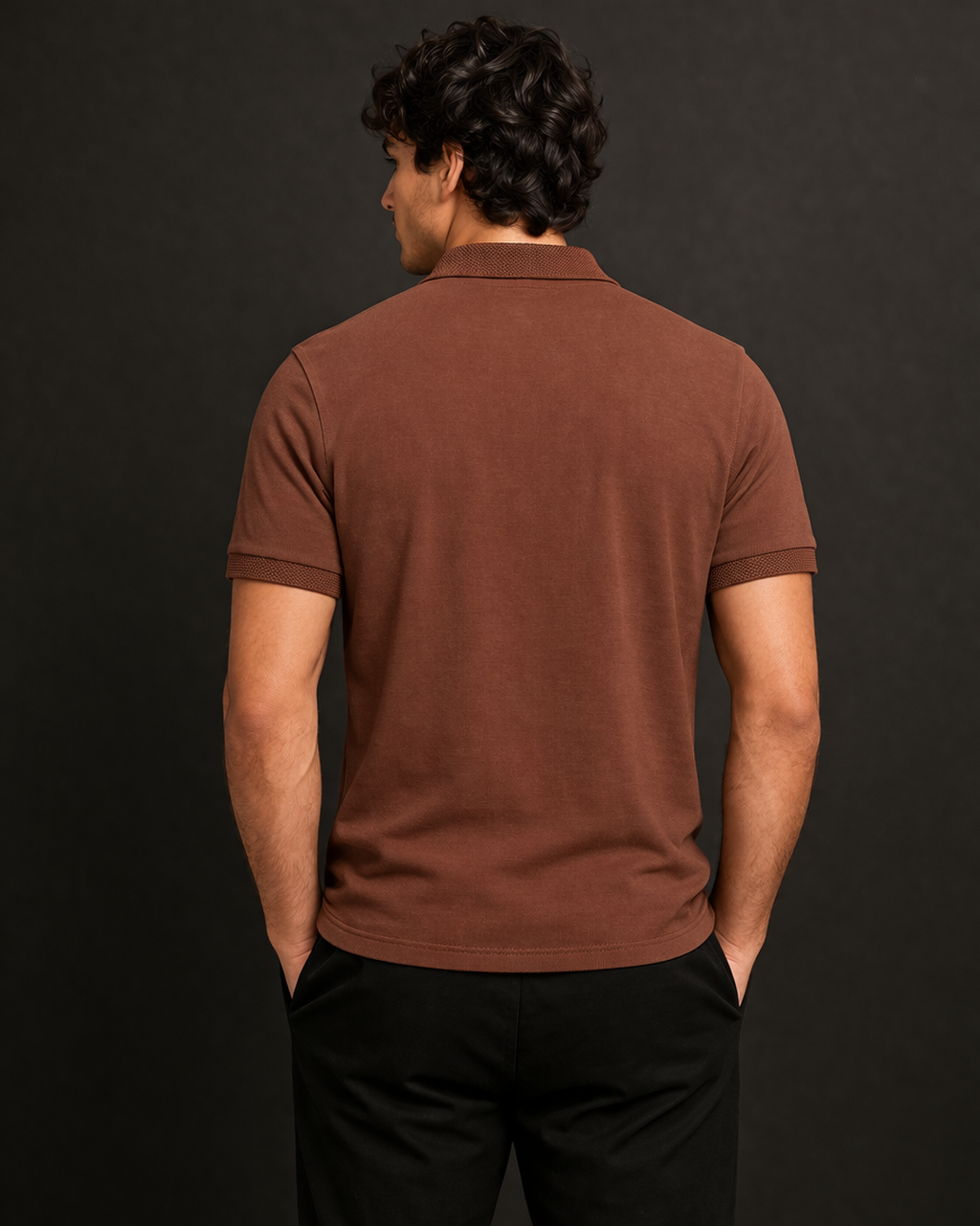 Cocoa Brown Classic Polo T-Shirt