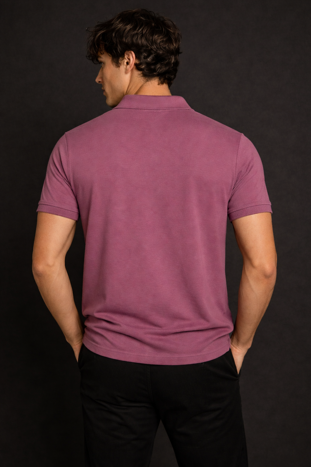 Dusty Rose Classic Polo T-Shirt
