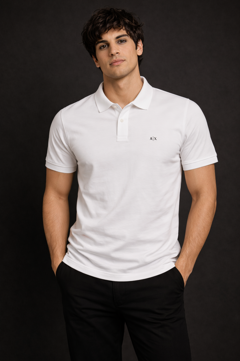 Classic White Polo Shirt – Clean Minimal Style
