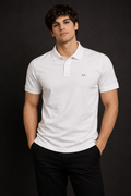 Classic White Polo Shirt – Clean Minimal Style