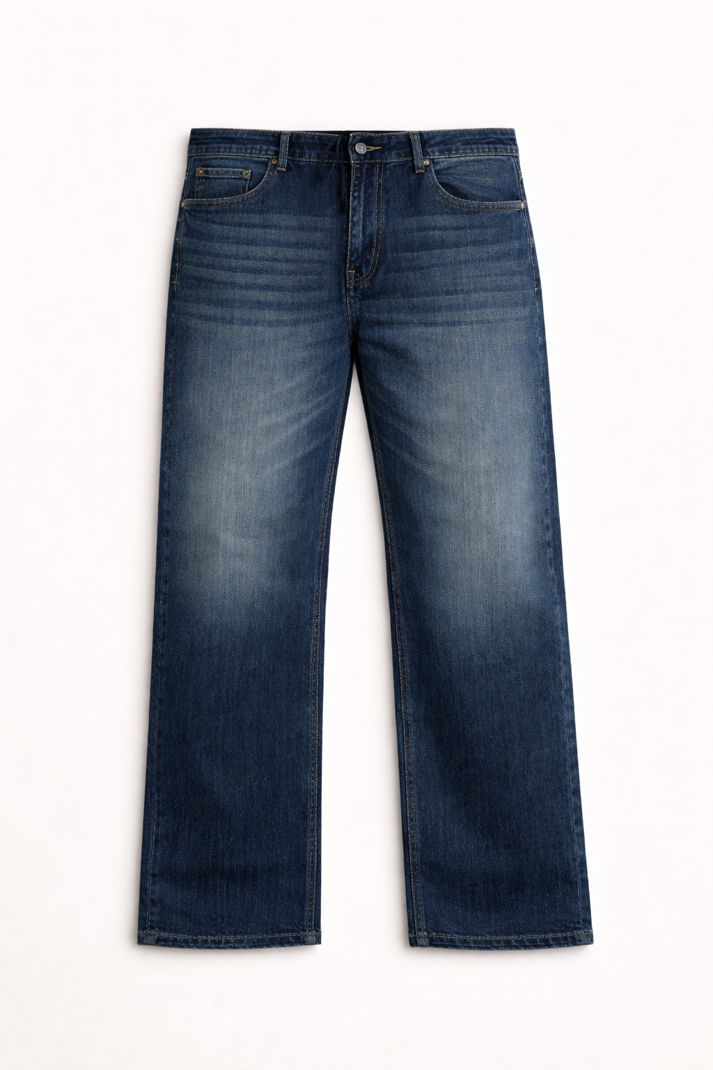 Indigo Wash Relaxed Fit Denim Jeans