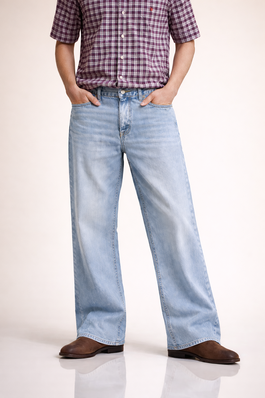 Gap Men’s Flex-Stretch Light Wash Bootcut Jeans